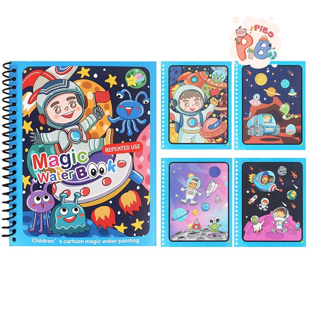 Tranh Vẽ Nước Sử Dụng Nhiều Lần Cho Bé