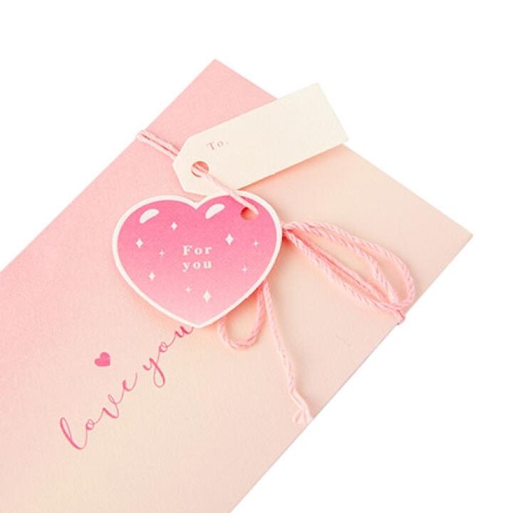 Set Thiệp ARTBOX Hàn Quốc Họa Tiết Trái Tim Và Chữ &quot;Love You&quot;