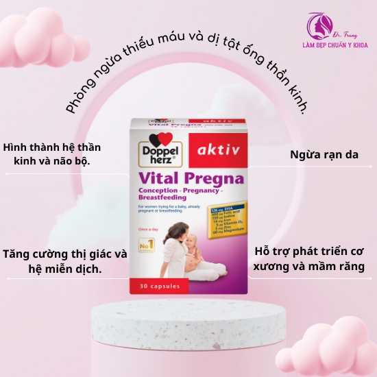 Aktiv Vital Pregna – Vitamin tổng hợp cho bà bầu