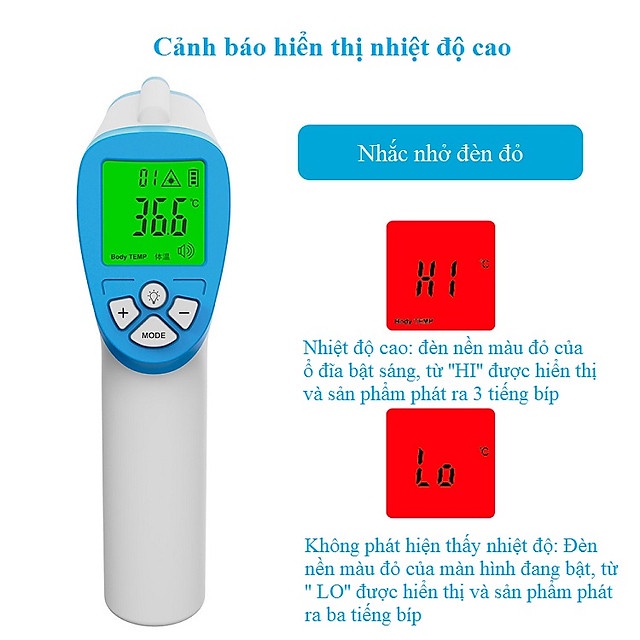 Thiết bị đo nhiệt độ hồng ngoại đo trán không tiếp xúc DT8806C