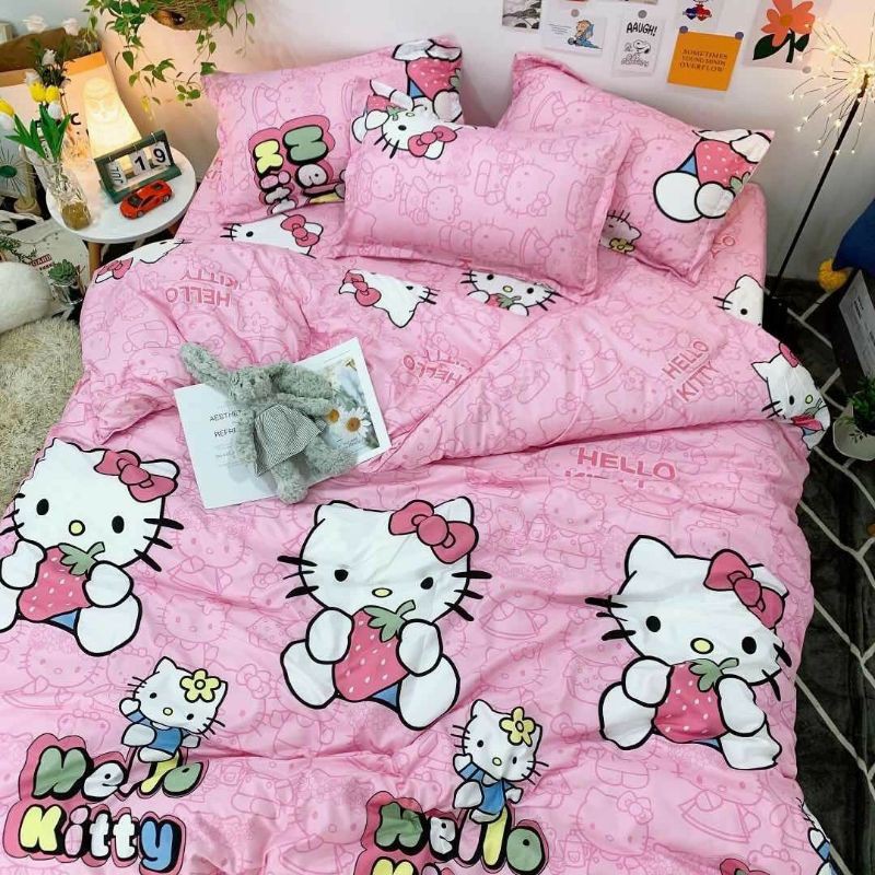 vỏ chăn cotton poly , vỏ chăn trơn có khóa kéo tiện lợi