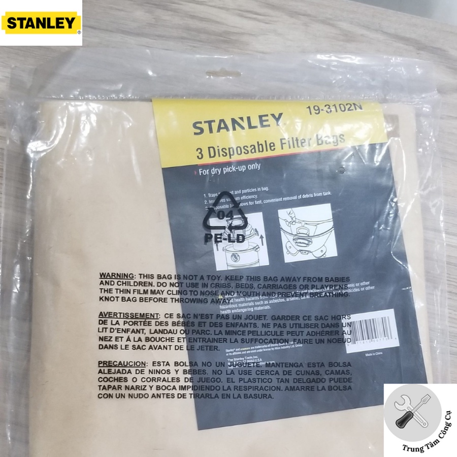 Túi giấy lọc đựng bụi Stanley 19-3102N
