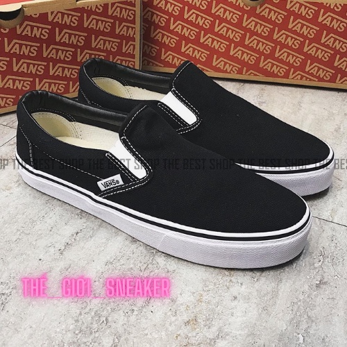 Giày Slip On Đen