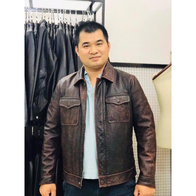 ÁO DA BÒ 2 TÚI HỘP