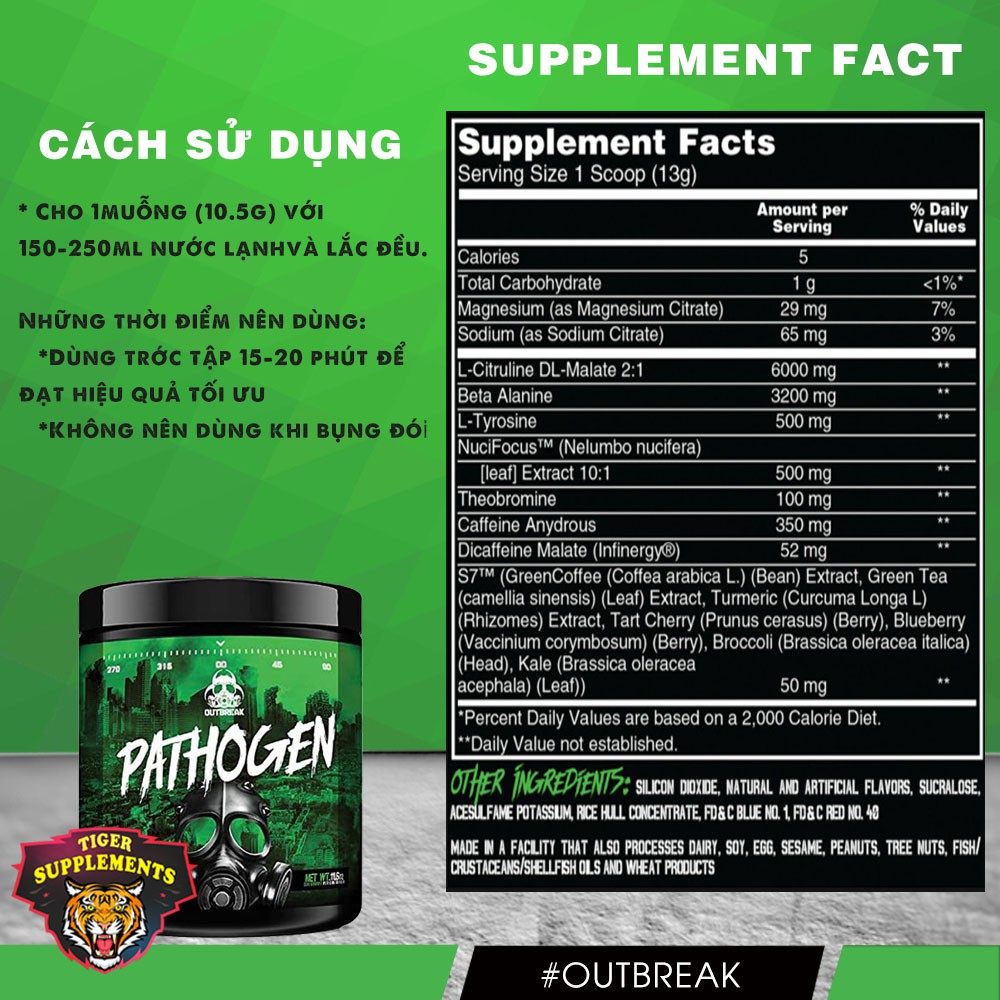 PATHOGEN -TĂNG SỨC MẠNH TĂNG NĂNG LƯỢNG VÀ SỰ TẬP TRUNG PREWORKOUT SIÊU MẠNH VỚI DMHA | BigBuy360 - bigbuy360.vn
