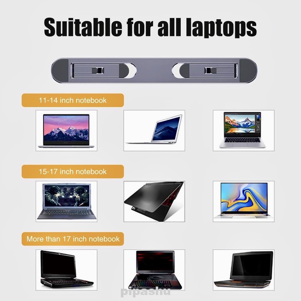 Đế Nhôm cho Laptop Macbook mỏng nhẹ kê cao Tản nhiệt có thể gấp gọn, điều chỉnh độ cao | BigBuy360 - bigbuy360.vn
