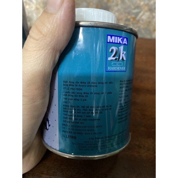 Bóng 2k MIKA 450, sơn bóng cao cấp dòng Mika. sơn xe các loại