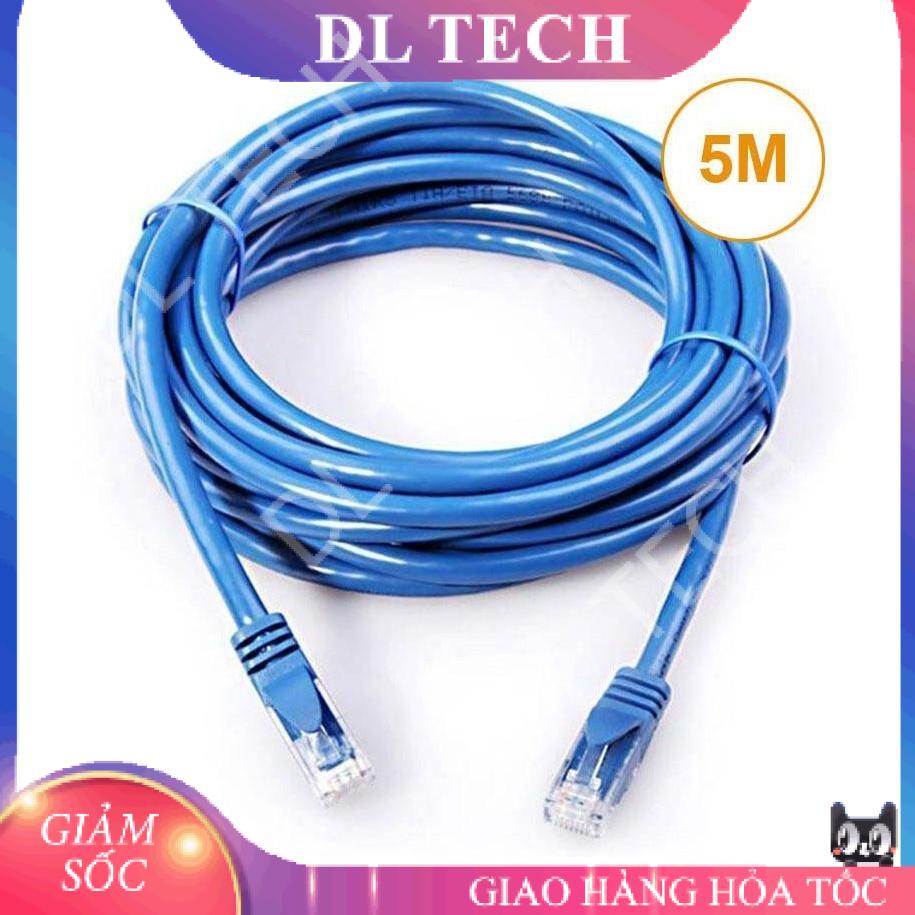 Cáp Mạng Dây mạng 3M 5M 10M và 15M chuẩn RJ45 bấm sẵn đầu DL TECH