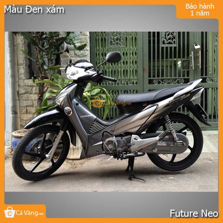Vỏ nhựa xe máy Future Neo 125 nhựa ABS trắng cao cấp màu ĐEN XÁM