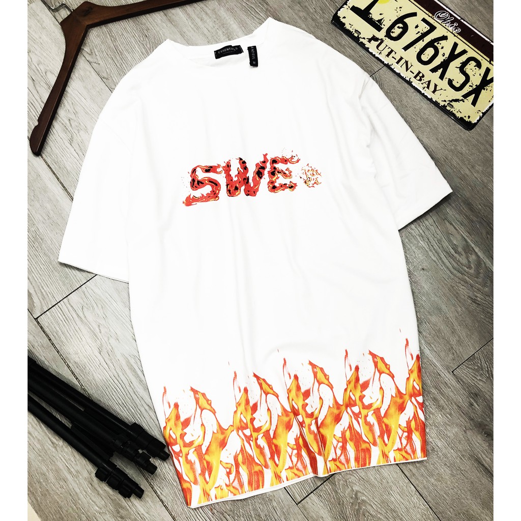 Áo thun tay lỡ SWE cao cấp, áo phông nam nữ T shirt unisex, Dricco official