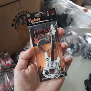Móc Khóa Da Hình Cây Đàn Guitar