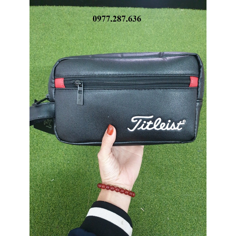 Túi golf cầm tay nam nữ clutch mini 2 ngăn Tiliest chống nước cao cấp đựng phụ kiện cá nhân tiện lợi CT027