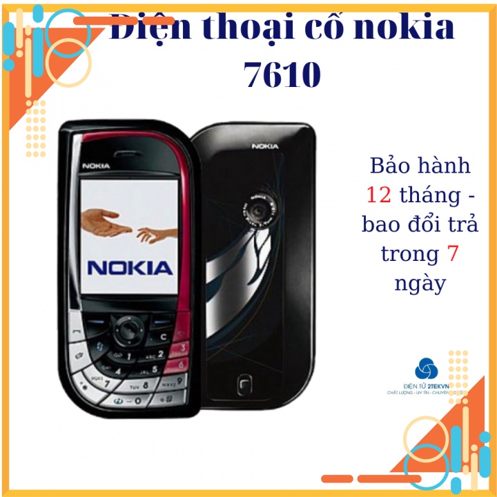 Điện thoại độc cổ NOKIA 7610 thiết kế chiếc lá độc đáo nghe gọi tốt -Bảo hành 12 tháng