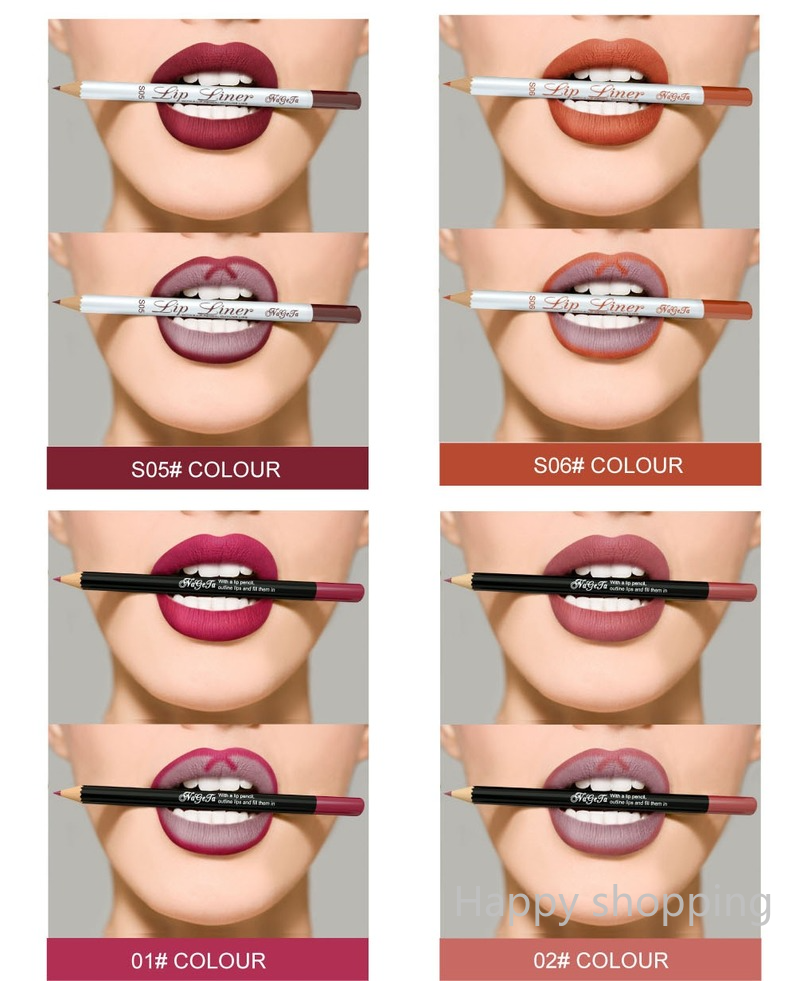 (Hàng Mới Về) Chì Kẻ Viền Môi 12 Màu Sắc Tùy Chọn Chống Nước Tiện Dụng | BigBuy360 - bigbuy360.vn