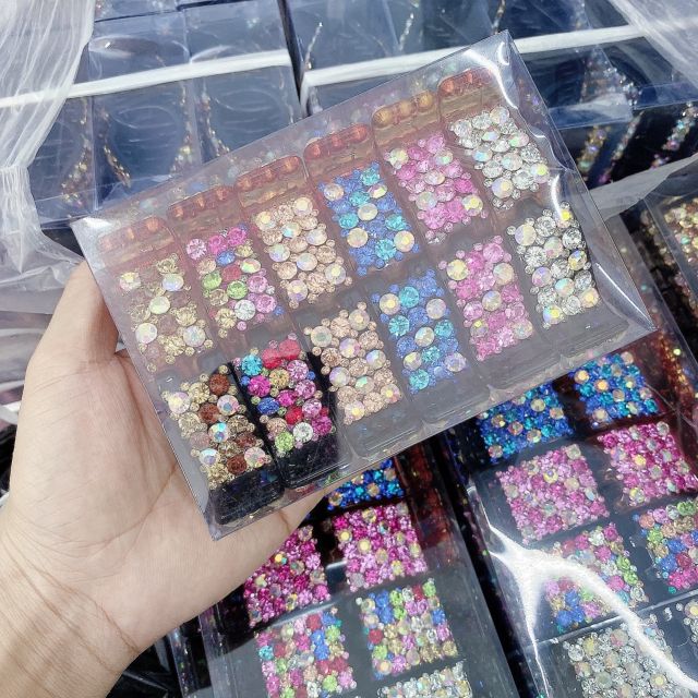 SỈ GẤP ĐÁ NHIỀU MÀU LỐ 12 CÁI 3 RĂNG 5 RĂNG