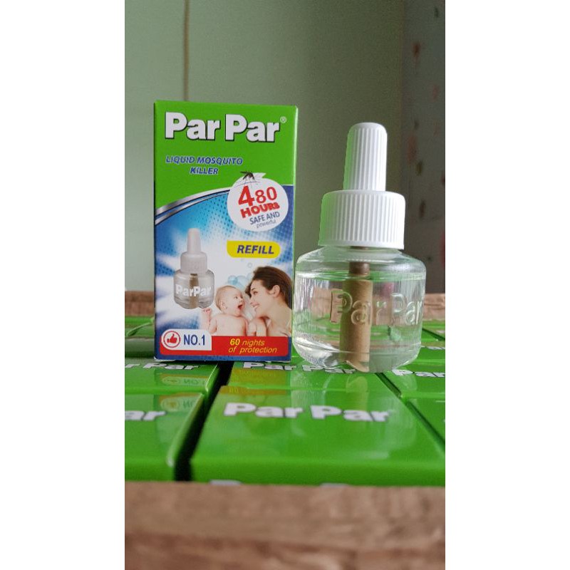 Tinh dầu đuổi muỗi parpar em bé vỏ xanh 480h ( Sẵn hàng )