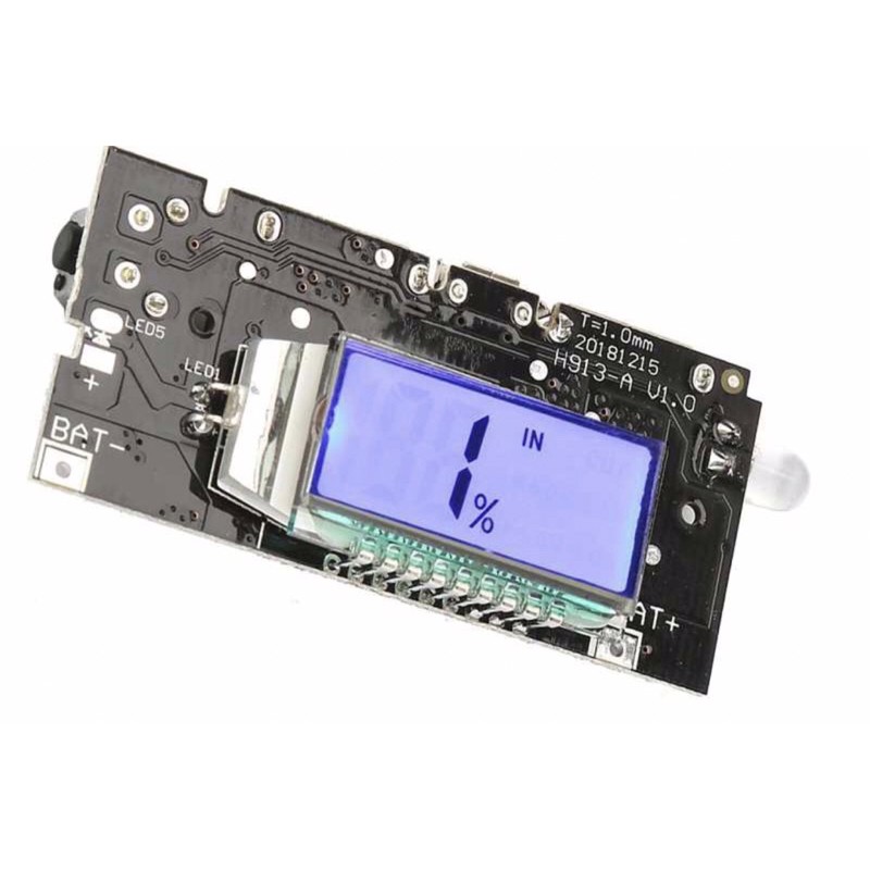 Mạch sạc dự phòng 2.1A màn hình LCD