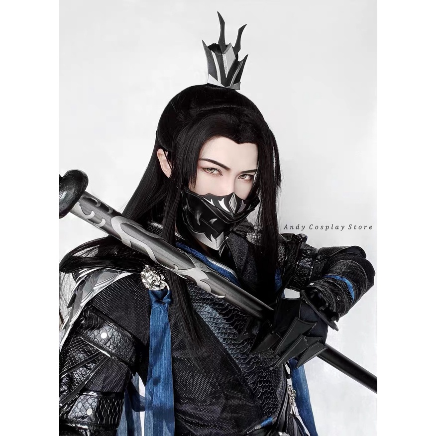 [CÓ SẴN] Tóc giả/ Wig teen nam dài cổ trang Manreally