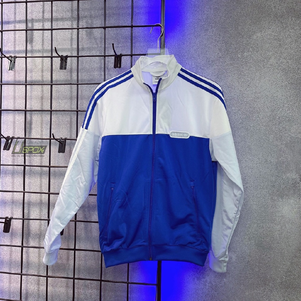 [Ảnh thật] [Chính hãng] [Chính hãng] Áo Khoác Adidas Split FireBird White Blue