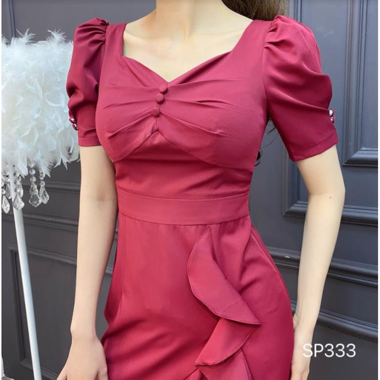 ADIOS Váy xẻ đuôi cá, đầm body nữ sang trọng thanh lịch SP333 | BigBuy360 - bigbuy360.vn