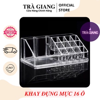 Khay đựng mực phun xăm 16 ô mika loại 1