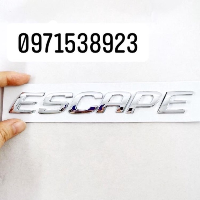 logo chữ nổi ford escape