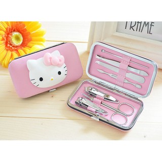 BỘ BẤM MÓNG TAY 7 MÓN HELLO KITTY _SuSuShop