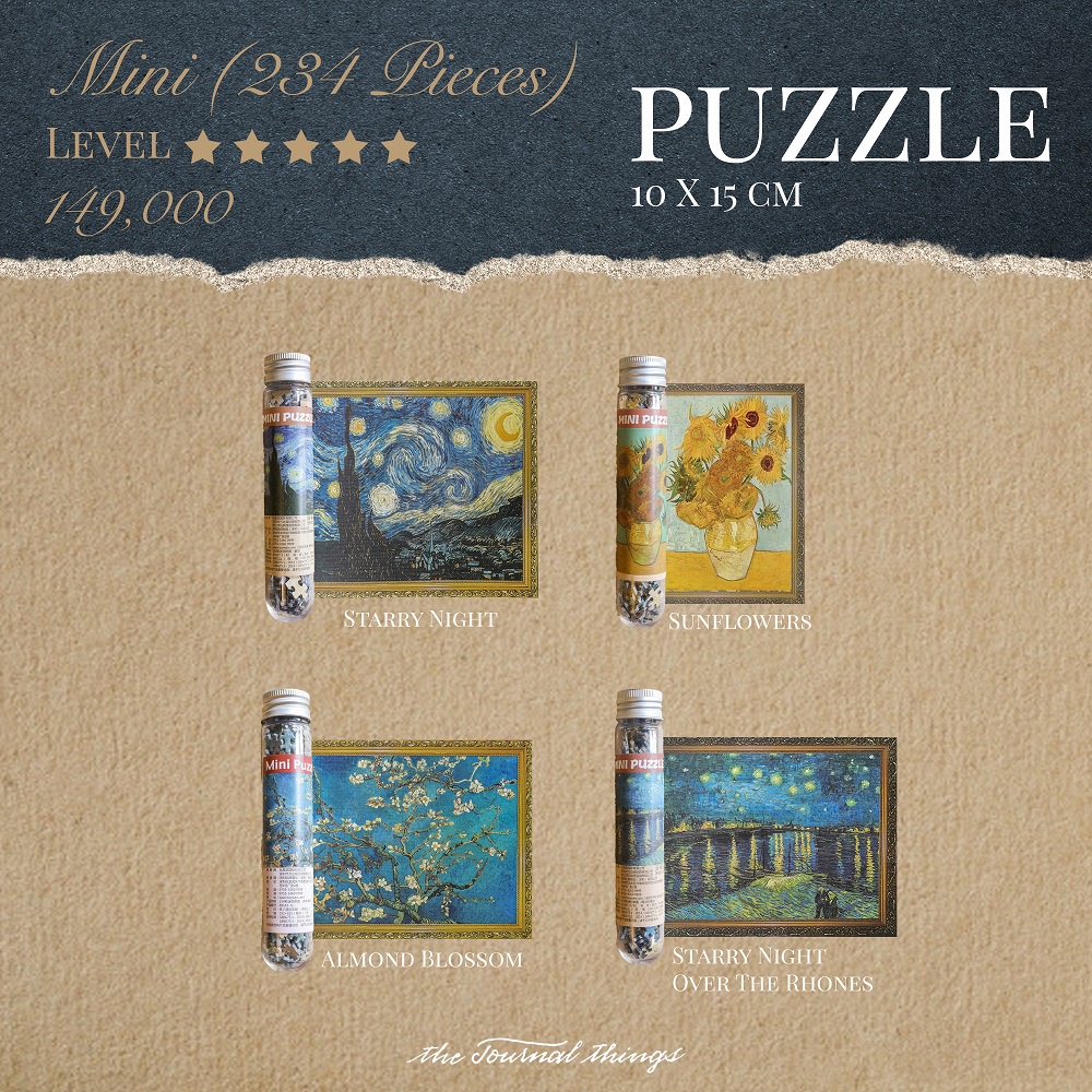 Mini Puzzle 234 mảnh (Bộ xếp hình Van Gogh 234 mảnh)