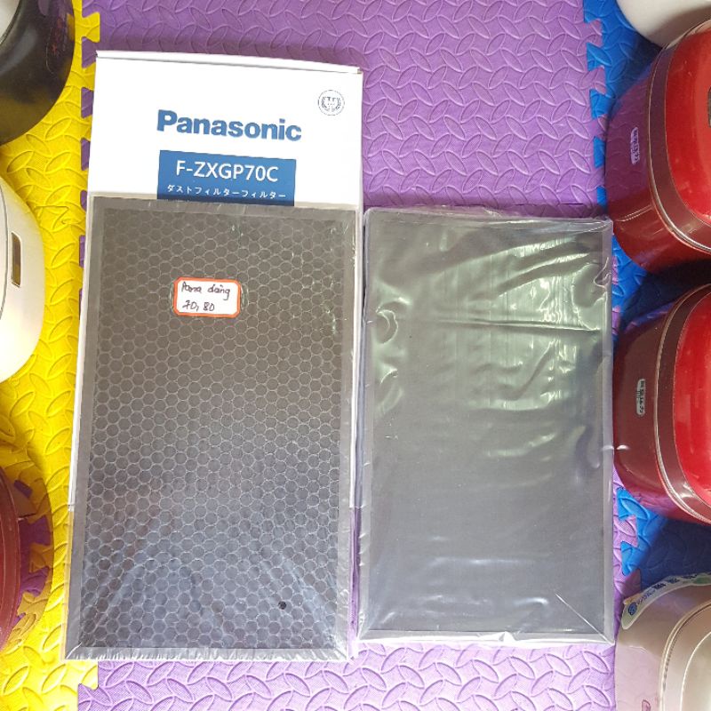 ( Loại 1 ảnh thật ) Màng lọc không khí Panasonic màng hepa màng than panasonic mặt dâng 70 80