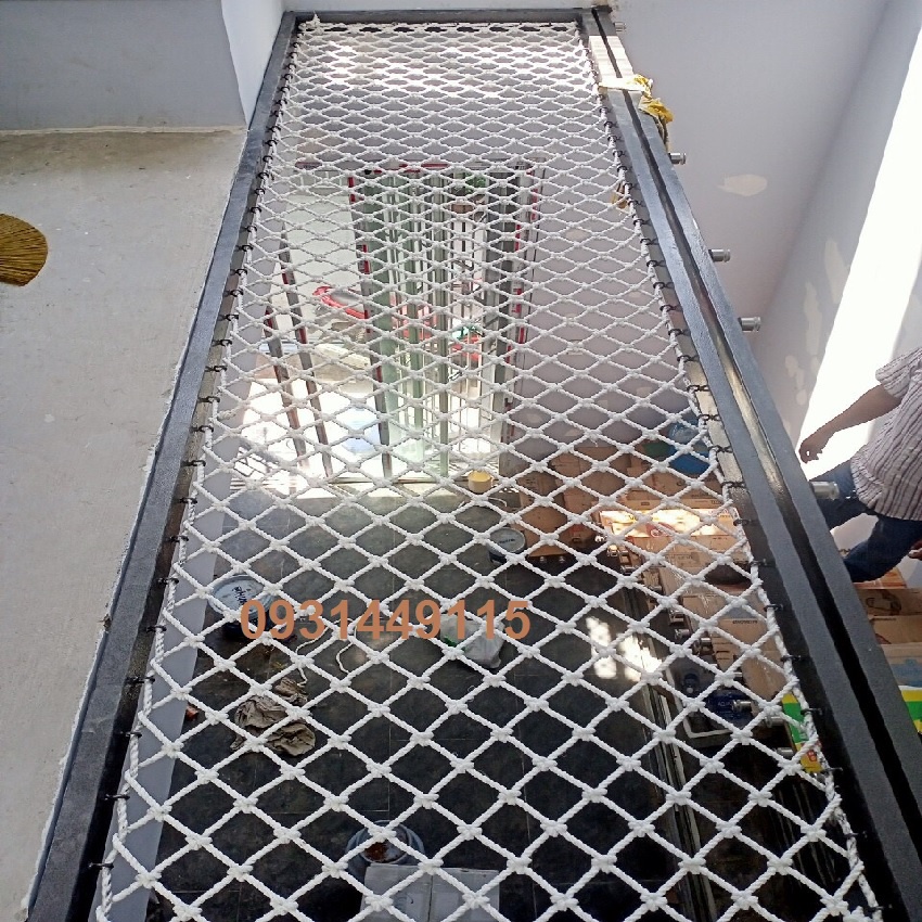 Lưới giếng trời, lưới đọc sách 8mm mắt 5cm Nguyễn Hùng , bền đẹp,thoáng mát.