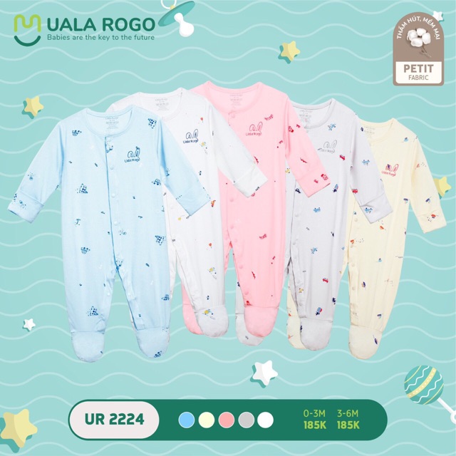 Uala rogo - Body lộn tay liền chân petit GT UR2224