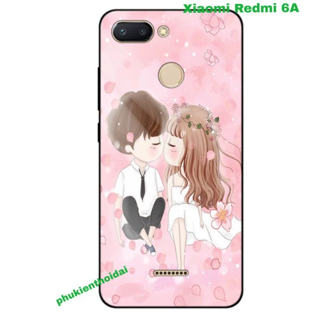 Ốp lưng Xiaomi Redmi 6A dẻo TPU viền in 3D cao cấp