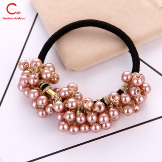 Dây buộc tóc đính hạt lấp lánh