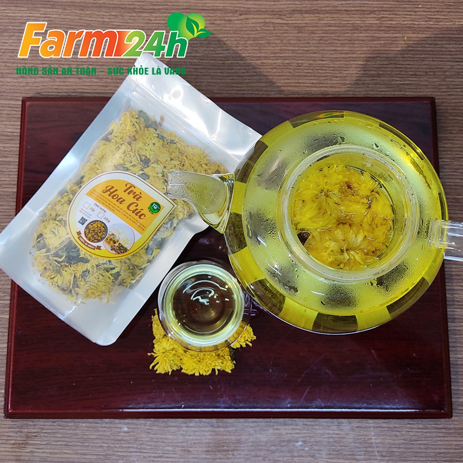 [100 gram] Trà hoa cúc, giúp an thần, ngủ ngon và sâu giấc, giảm đau bụng kinh, ổn định đường huyết, thanh nhiệt cơ thể