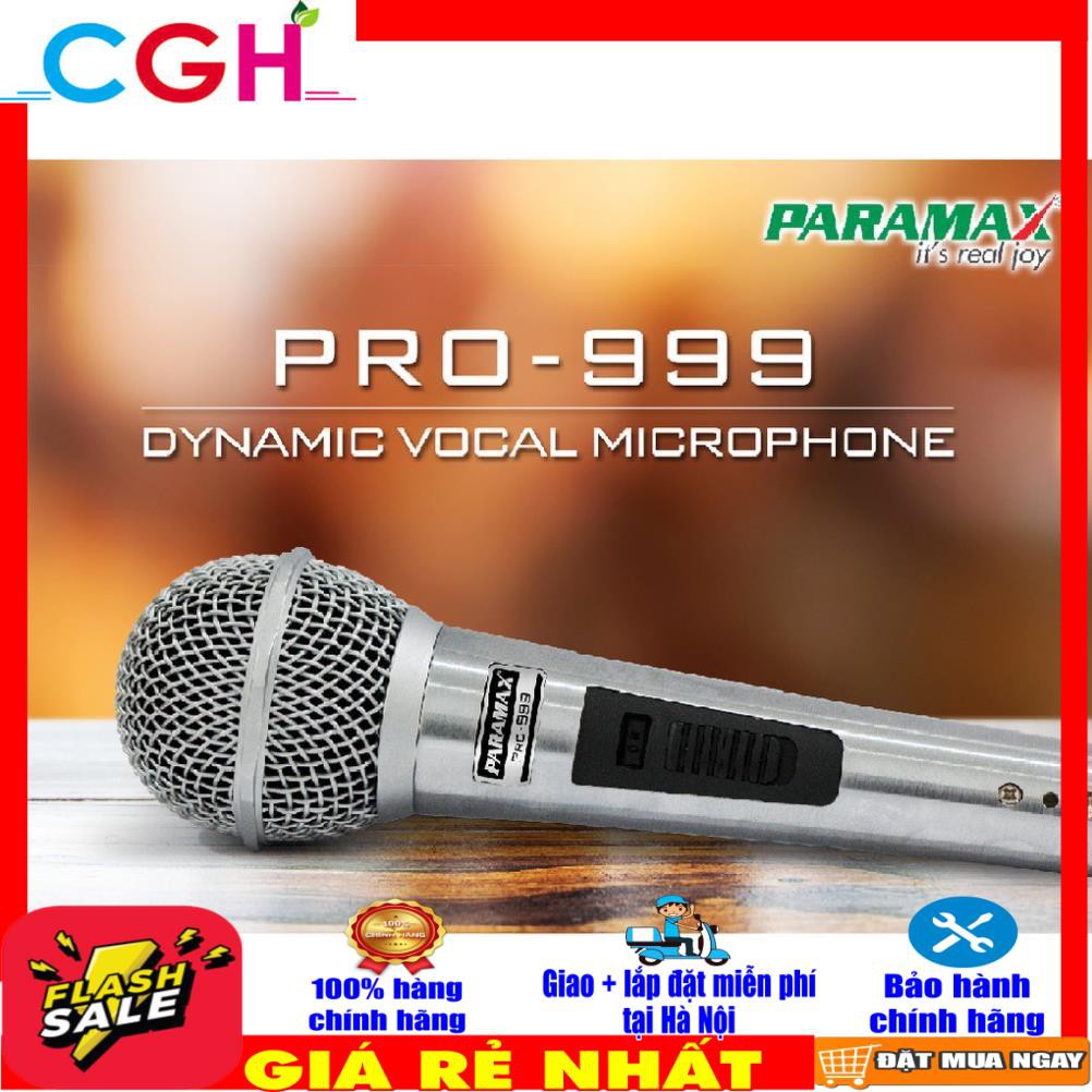 Micro có dây Paramax PRO-999 - hàng chính hãng