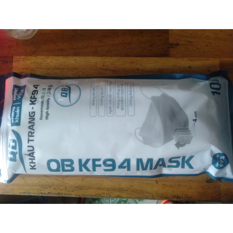 [ 300 cái/Thùng] - Khẩu Trang QB KF94 MASK kháng khuẩn