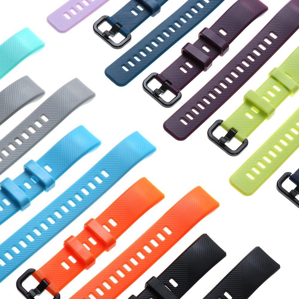 Dây Đeo Thay Thế Chất Liệu Silicon Màu Trơn Cho Honor Band 5 4