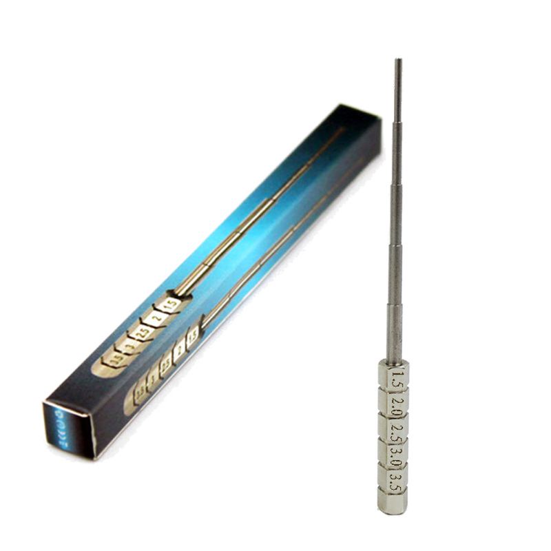 Set 5 Kích Cỡ Hạt Tròn Bằng Thép Làm Trang Sức DIY