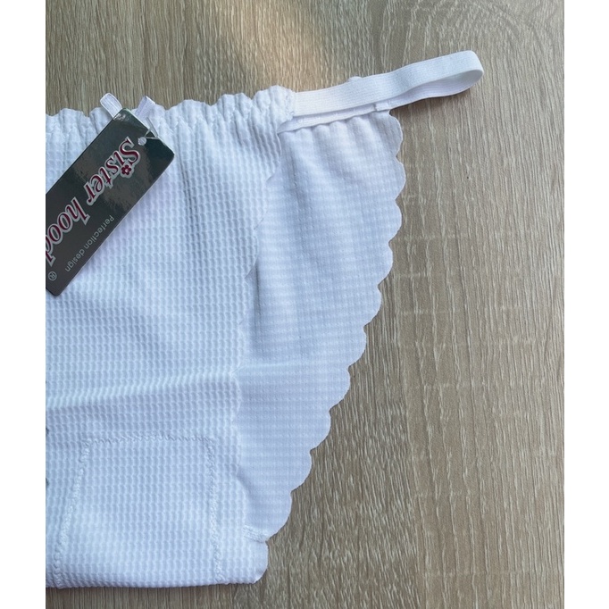 Quần lót Dây Su gân Phối nơ xinh xắn , Quần lót Su dây Thái Sexy Viền sóng 2212