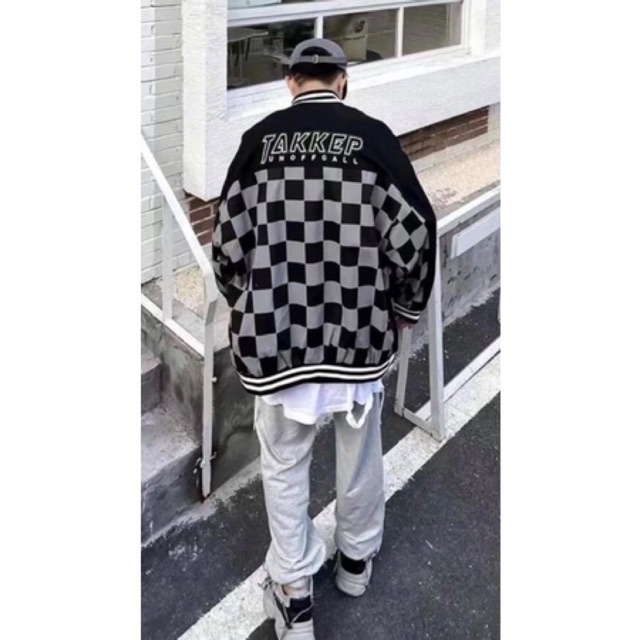Áo Khoác Bomber UNOFFACALL cực đỉnh form rộng Unisex