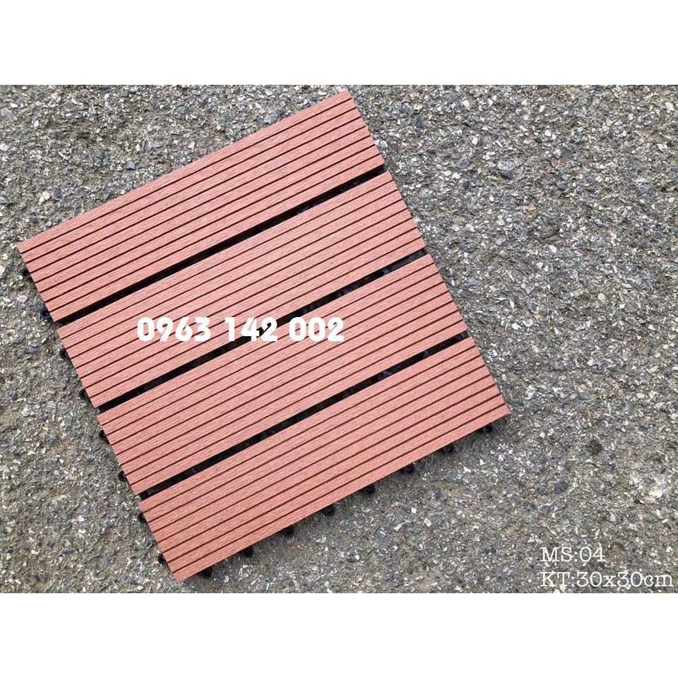 Sàn gỗ nhựa ban công kt 30x30cm
