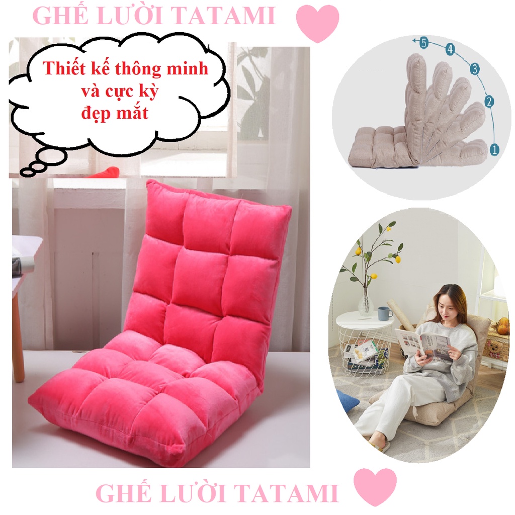 Ghế Ngồi Bệch Tatami Chất Liệu Nhung Siêu Đẹp - Ghế Lười TaTaMi Sang Chảnh 7 Lựa Chọn Siêu Bền Giá Rẻ