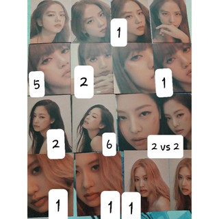 16 card lời nhắn của BLACKPINK