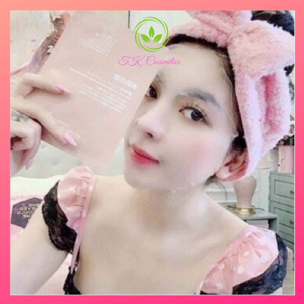 [ Mua 1 tặng Voucher 20k, tặng 1 Mask Collagen 40k] 𝐌𝐀𝐒𝐊 𝐍𝐇𝐀𝐔 𝐓𝐇𝐀𝐈 𝐍𝐇𝐀̣̂𝐓 - Mặt Nạ Nhau Thai ( Hộp 50 miếng)