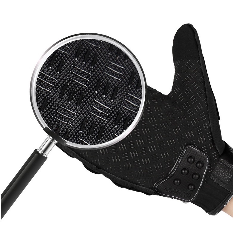 Găng tay xe máy, đi phượt nam dài ngón-Bao tay xe máy gù inox nam dài ngón MADBIKE - Phụ kiện đi phượt ,xe máy