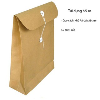 Hồ Sơ Xi Măng Có Đáy Khổ A4