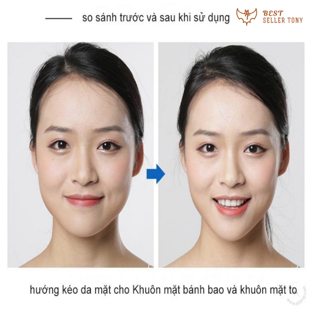 Miếng dán khuôn mặt Vline giảm béo cao cấp 120 miếng - Best Seller Tony