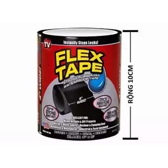 Băng keo chống chịu nước siêu dính Flex Tape - Miếng Dính Bịt Chỗ Gỉ Nước Thông Minh