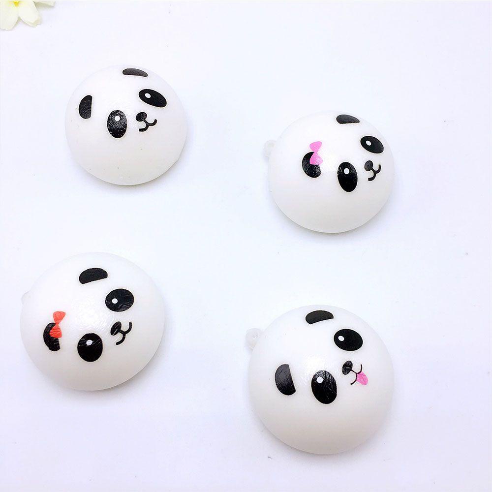 LAY Móc Khóa Nhựa Hình Gấu Trúc Dễ Thương Sáng Tạo
