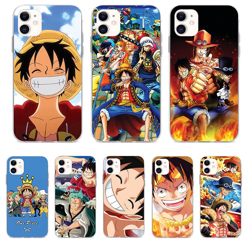 Ốp Điện Thoại Silicon Dẻo Họa Tiết Hoạt Hình One Piece Luffy Cho Samsung Galaxy A03 A03S A22 4G 5G